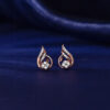 Delicate Dewdrop Diamond Stud Earrings